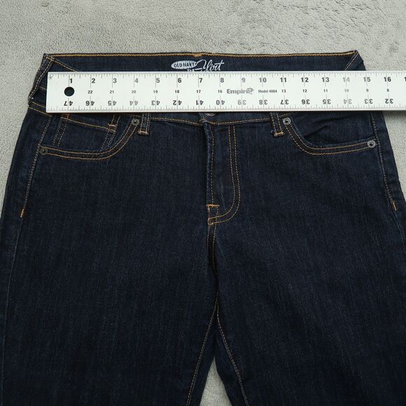 Old Navy Jeans Women's Size 6R Blue Low-Rise The Flirt Boot Denim 31.5" Inseam - Picture 15 of 16